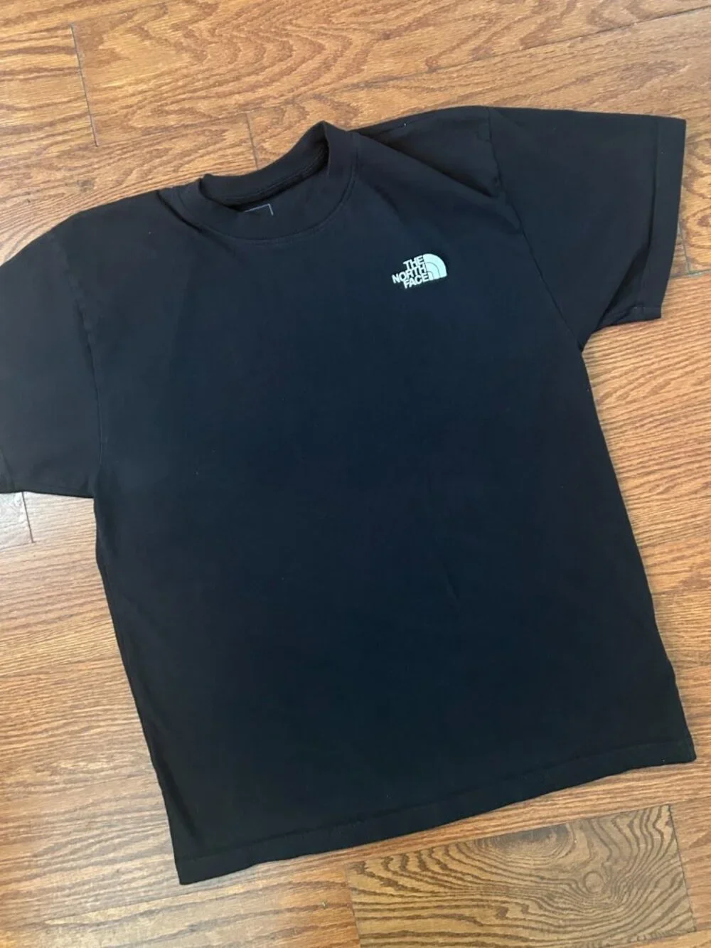 The North Face Mens Black Cotton Logo Tee T-Shirt Size Medium Gorpcore Preppy